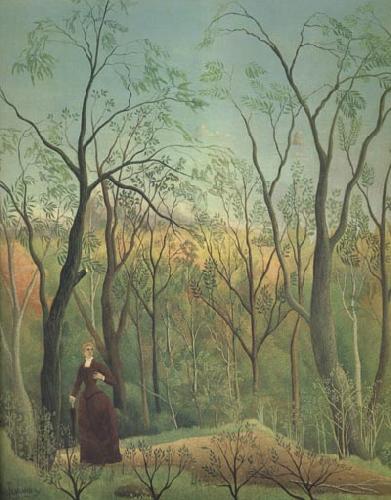 Henri Rousseau Promenade in the Forest of Saint-Germain France oil painting art